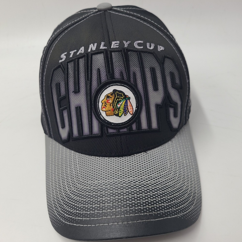 Chicago Blackhawks Hat Snapback 2015 Stanley Cup Champions Zephyr Champs Black